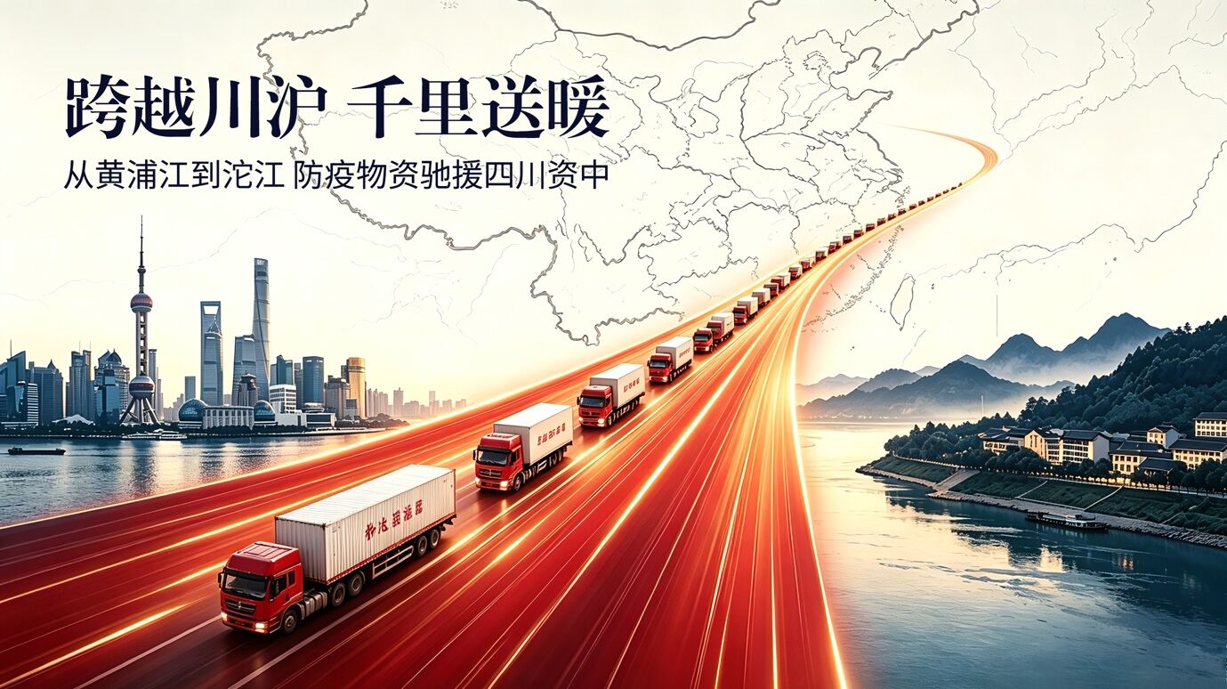 跨越川沪千里送暖:CELA防疫物资从上海驰援四川内江资中示意图
